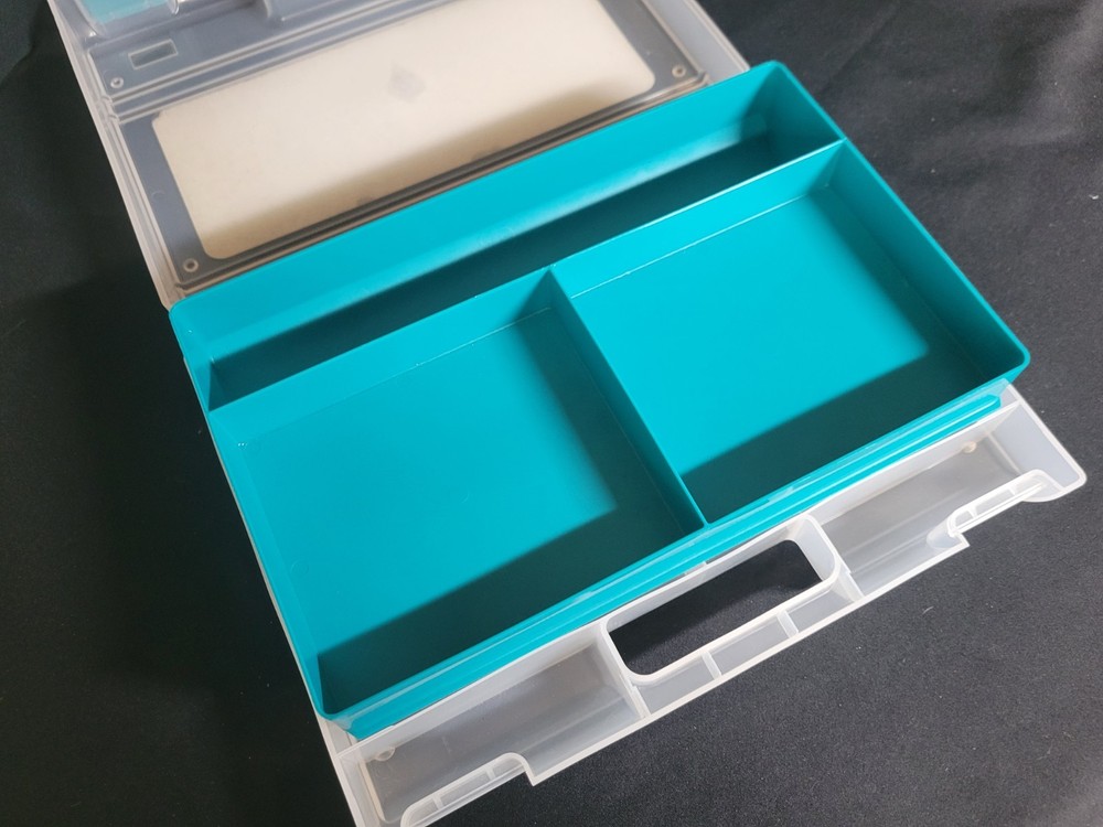 Craftstor Portable Stackable Case Box For Rubber Stamps And Accessories Crafts