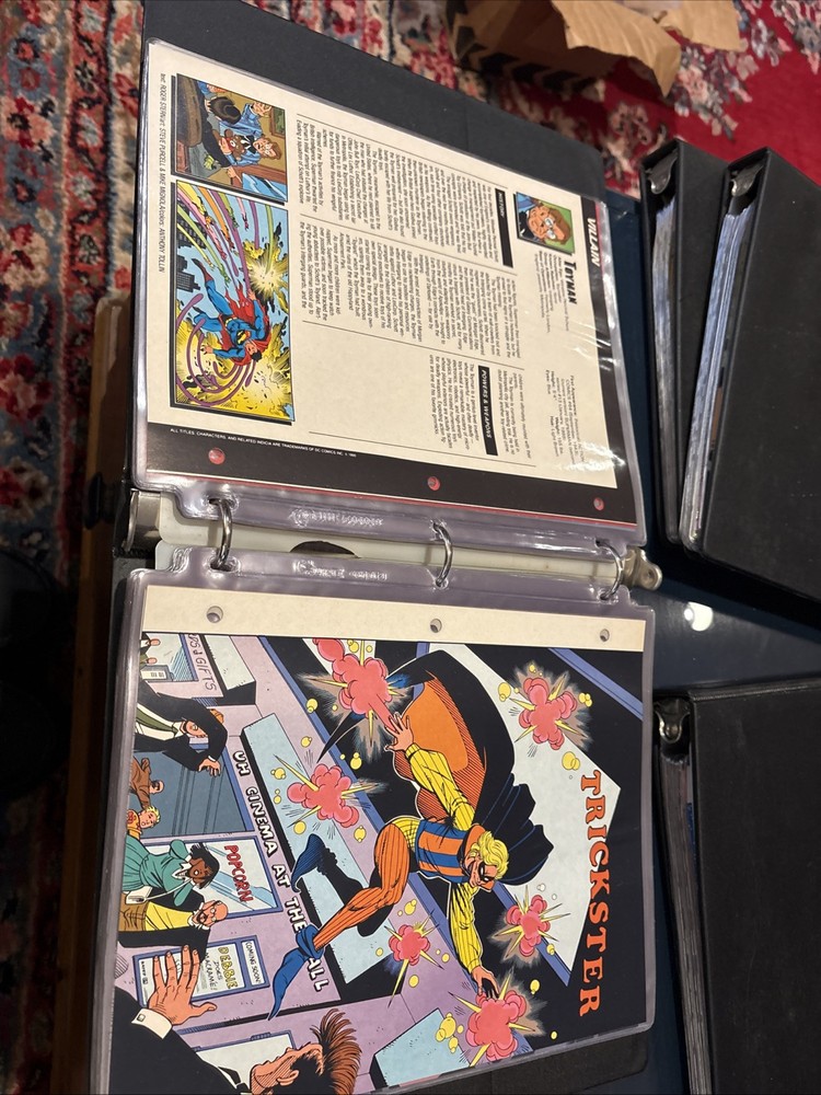 Comic Book Bio Binders
