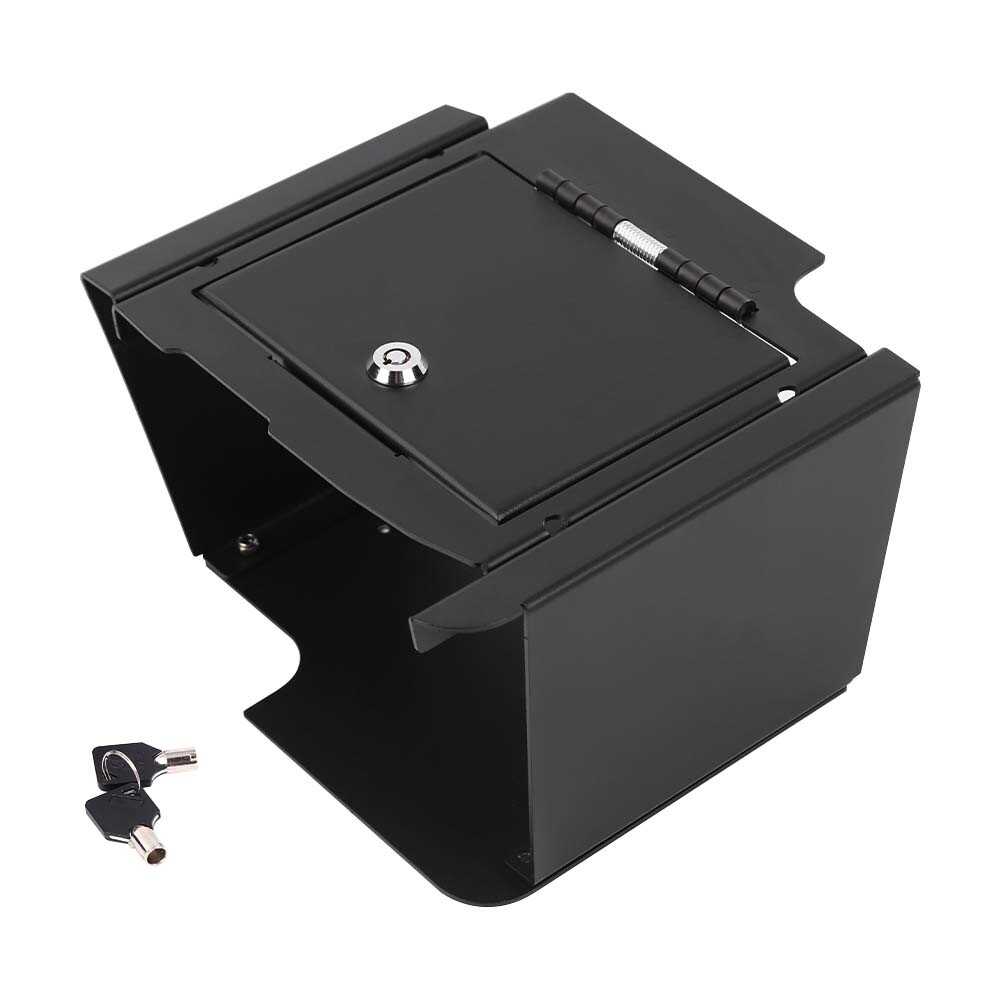 Center Console Safe Box Armrest Key Lock Storage Security For Dodge Ram 1500 09+