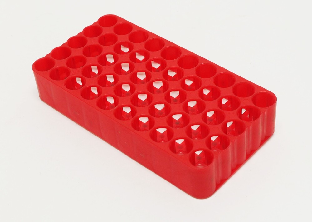 Universal Ammo Reloading Tray - Red Plastic - Various sizes and quantities