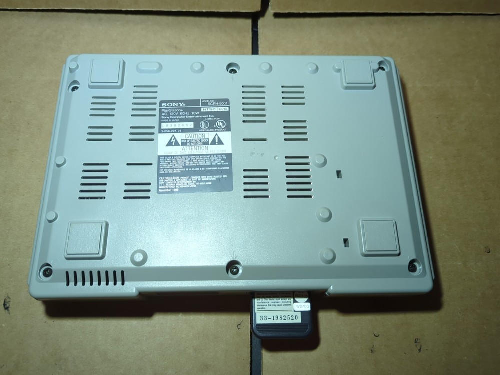 Sony PlayStation 1 PS1 Console SCPH-9001 Bundle w/Memory Card, Controller, Cords