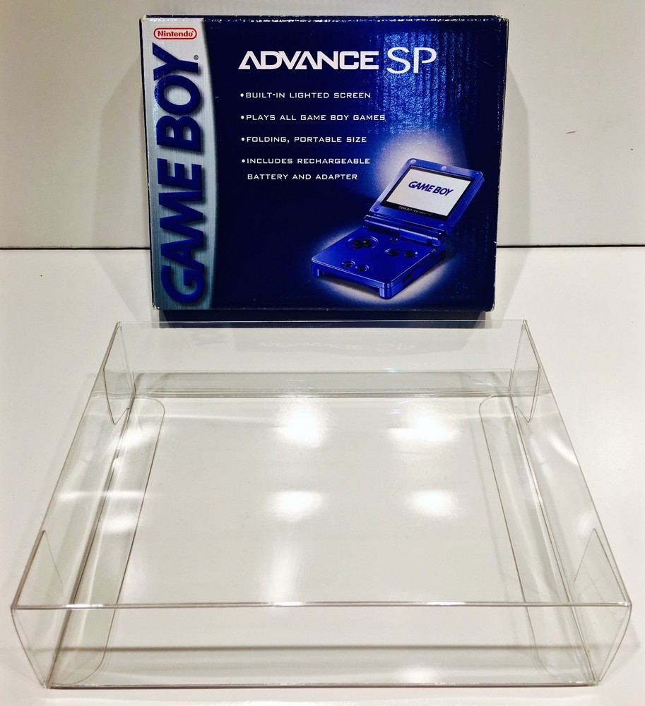 1 Box Protector For GAME BOY ADVANCE SP Console Boxes NTSC SIZE! Case Nintendo