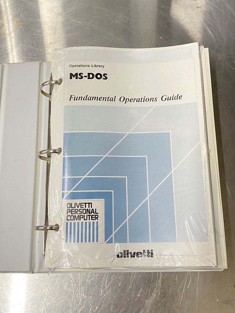 Olivetti MS GW-basic Interpreter Under MS-DOS - Users Guide / Manual