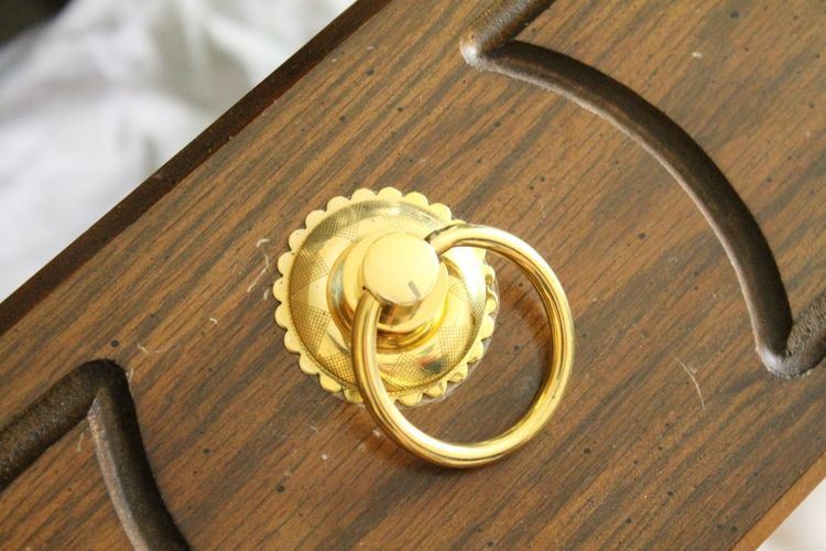 1-3/4" Eastlake Ring Pull Solid Brass