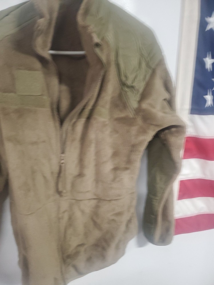 Medium Regular Fleece Jacket coyote Cold Weather