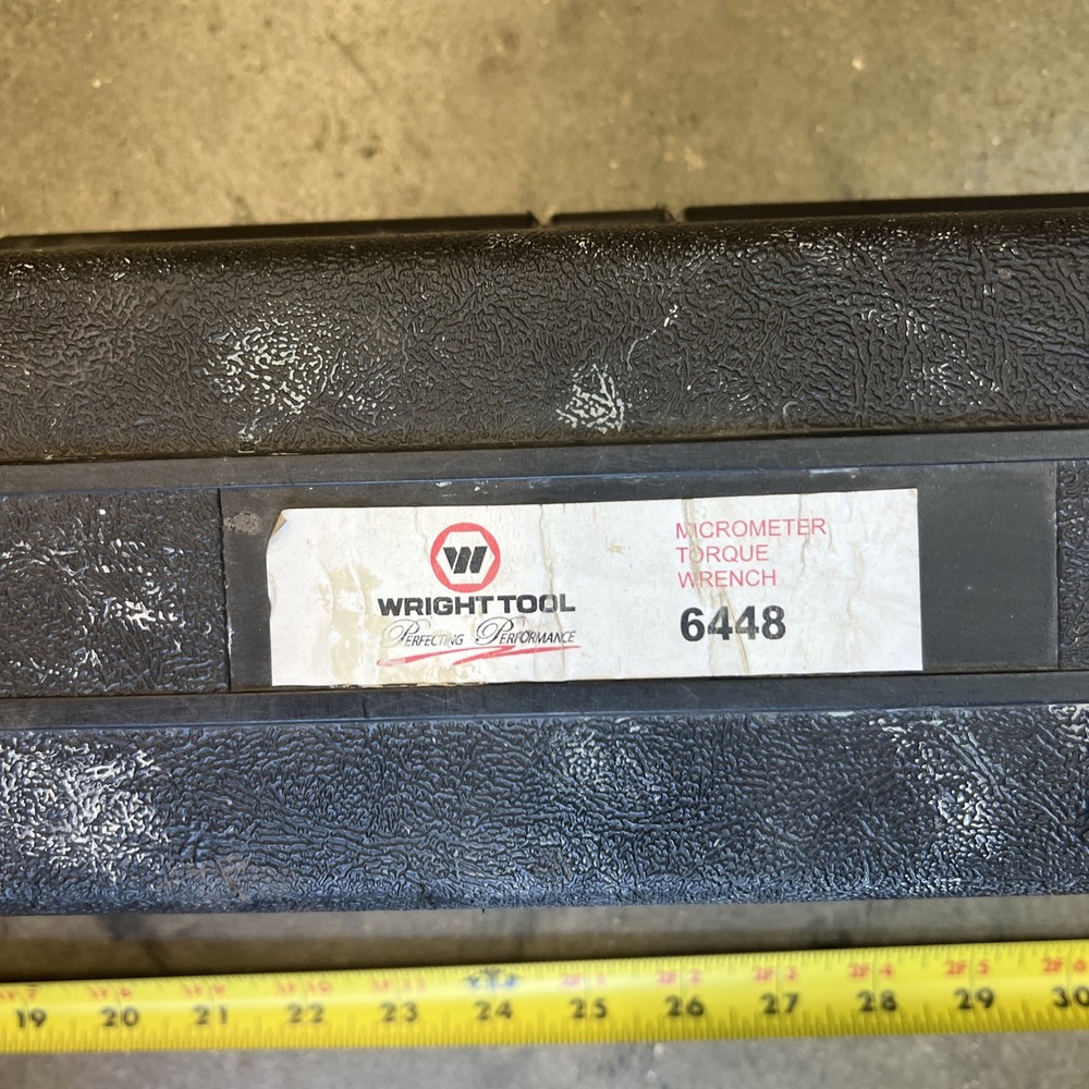 Wright Tool 6448 Calibrated Micro-Adjustable Torque Wrench 100-600 Torque