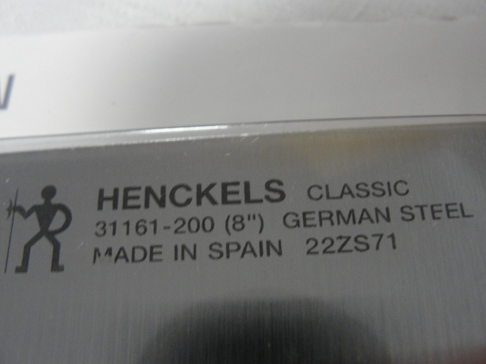 Henckel 8" Chefs knife 002