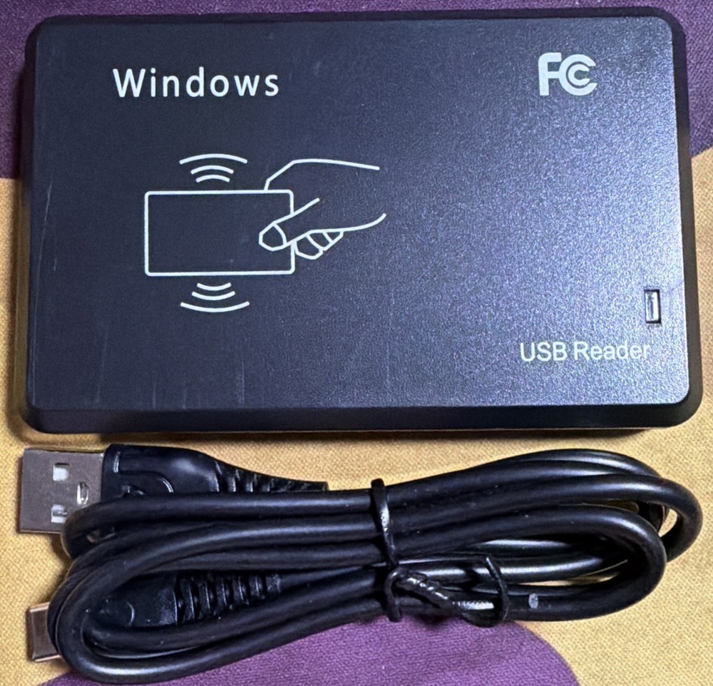 125khz USB RFID Reader EM4100 Desktop id Card Reader (8H)