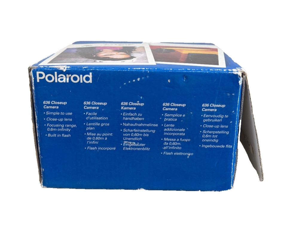 Polaroid 636 Close Up Instant Camera With Box *Check Description