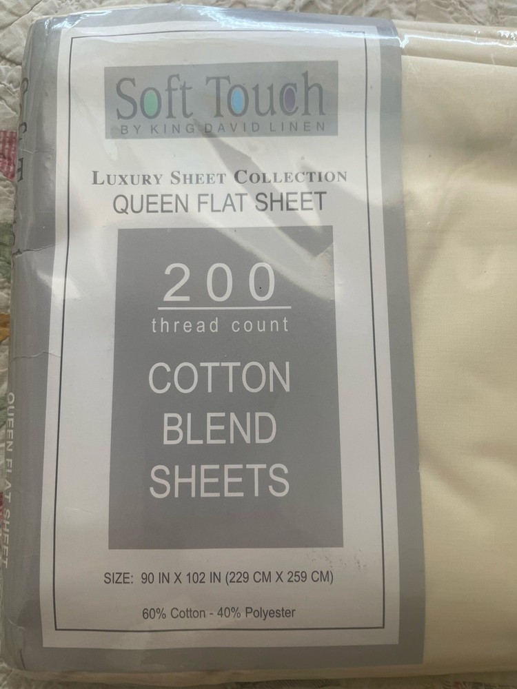SOFT TOUCH QUEEN FLAT SHEET