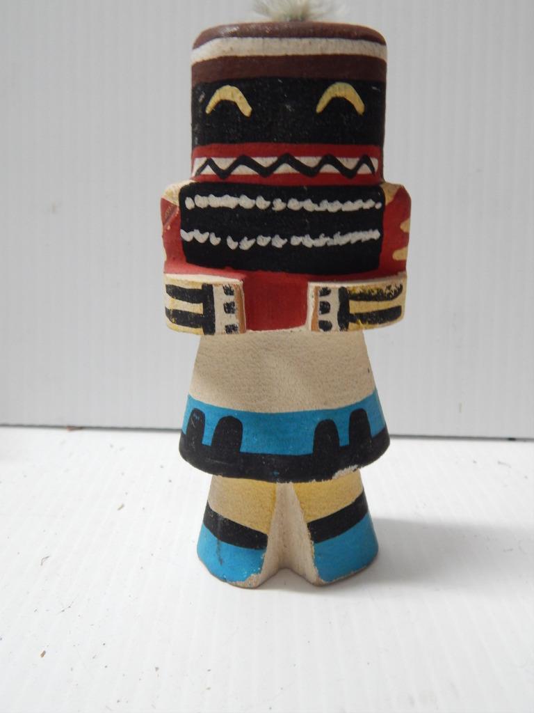 TALL 5" VINTAGE HOPI PUEBLO INDIAN HIGHWAY ROUTE 66 " HUNTER " KACHINA
