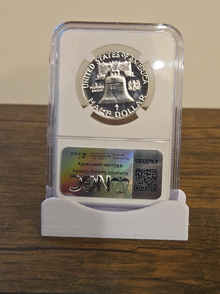 1957 50C PROOF68 Franklin SILVER Half Dollar