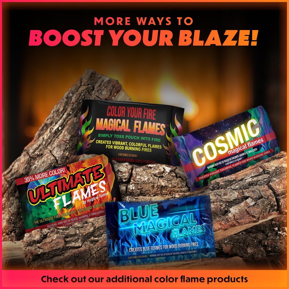 Magical Flames Fire Color Packets (50 Original 50-pack, 50-pack