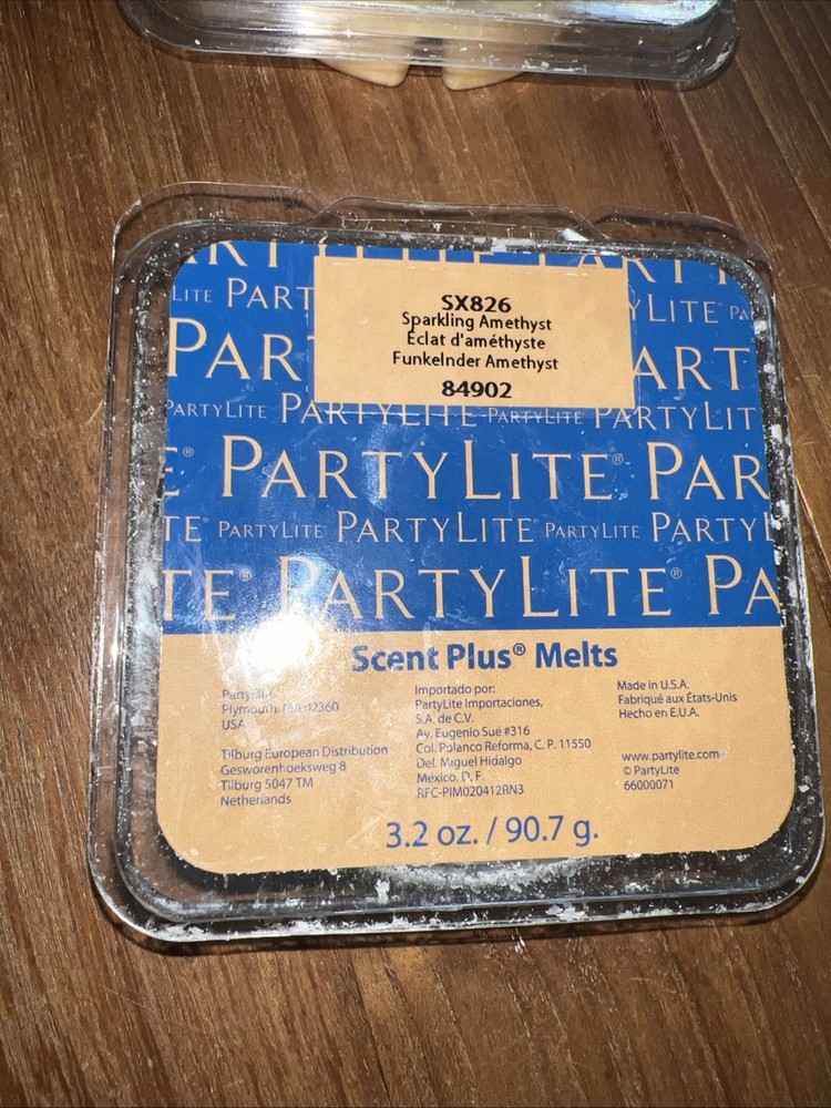 PartyLite Scent Plus Melts 18 Pc Sparkling Amethyst, Pineapple Sugarcane. C2