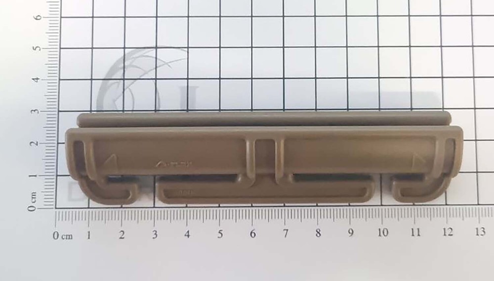 Duraflex Quick Attach Split Bar Quick Release Buckle Tubes - Double Slot Coyote