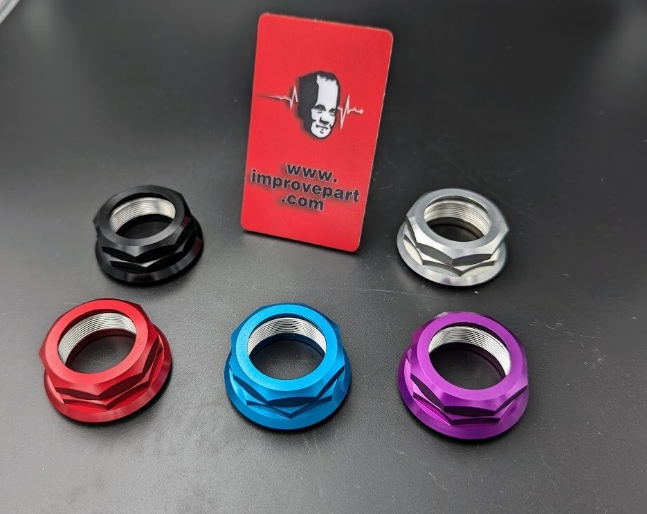 Grip Nut & 2 Nuts Threaded Set For Chris King By ImprovePart Team