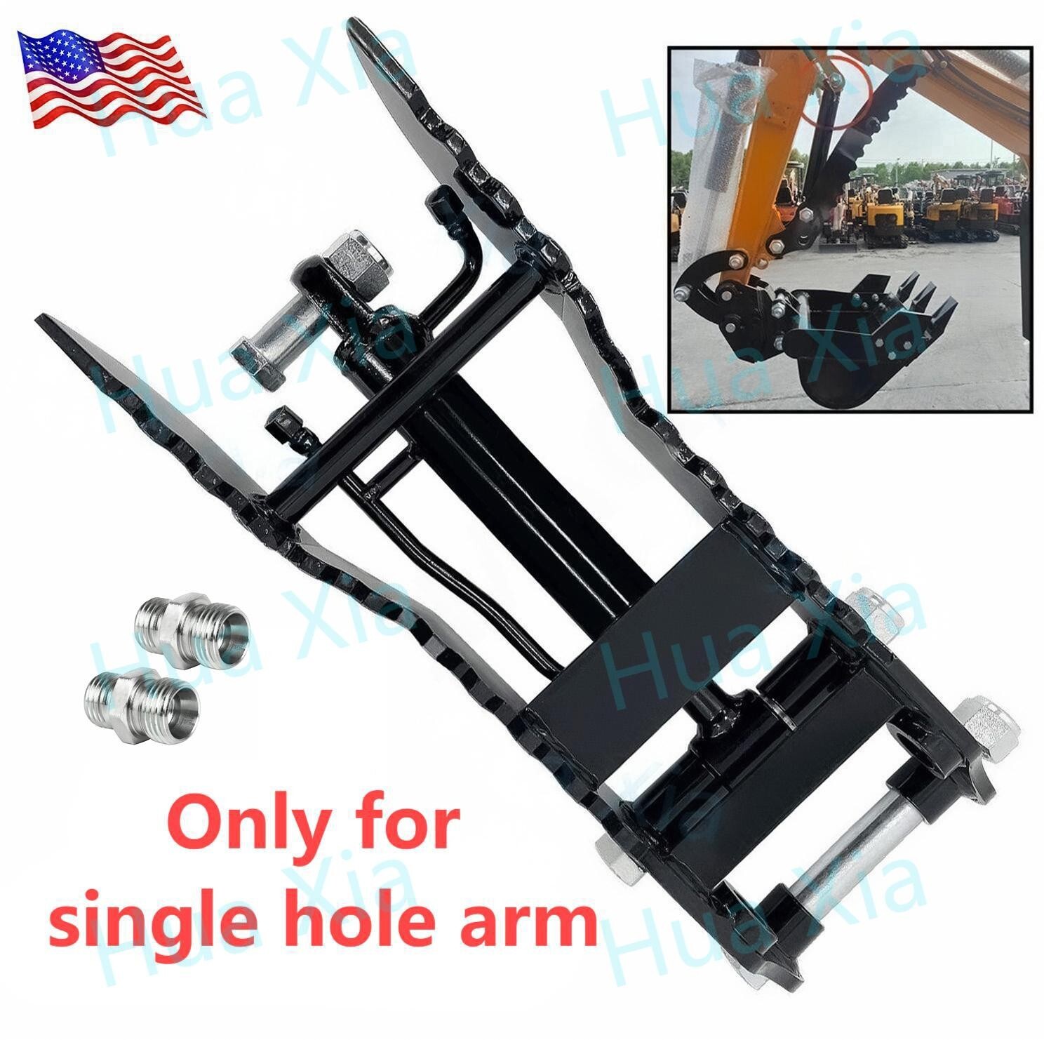 TYPHON NEW Hydraulic Thumb Clip Attachment ，For Mini Excavators