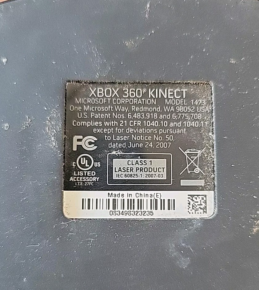 Microsoft Kinect Sensor for XBox 360