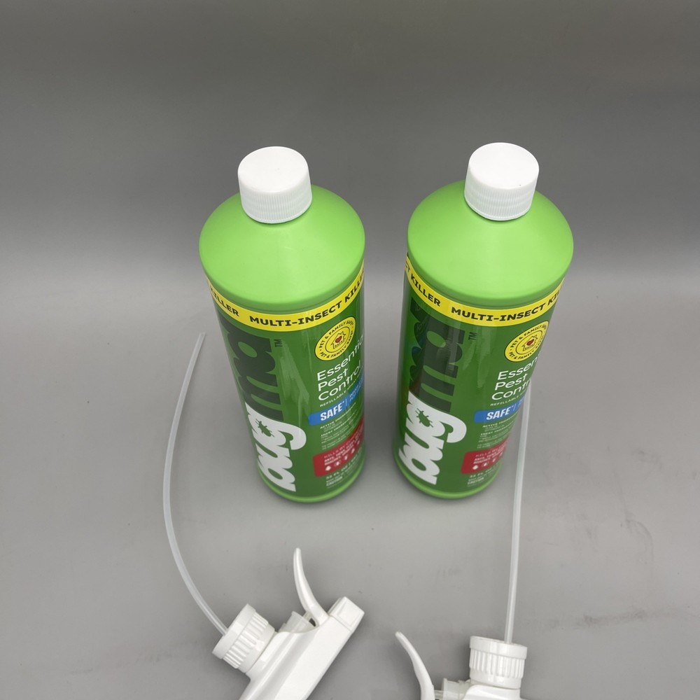 2 Pack Bug MD Essential Pest Control Insect Killer Spray 32oz Each Exp 05/28