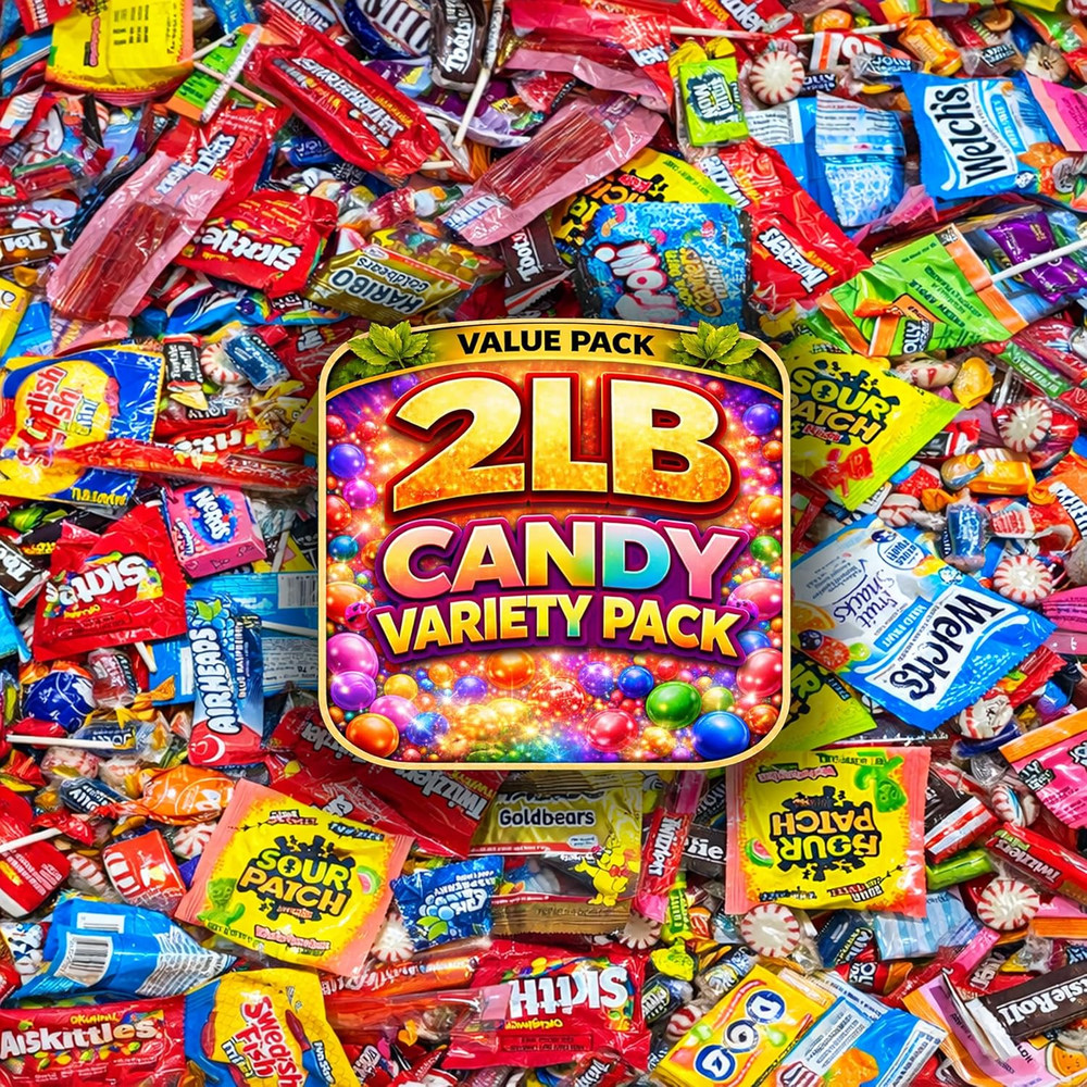 Ultimate Assorted Candy Mix 2 LB Bulk – Individually Wrapped Candy Variety Pack