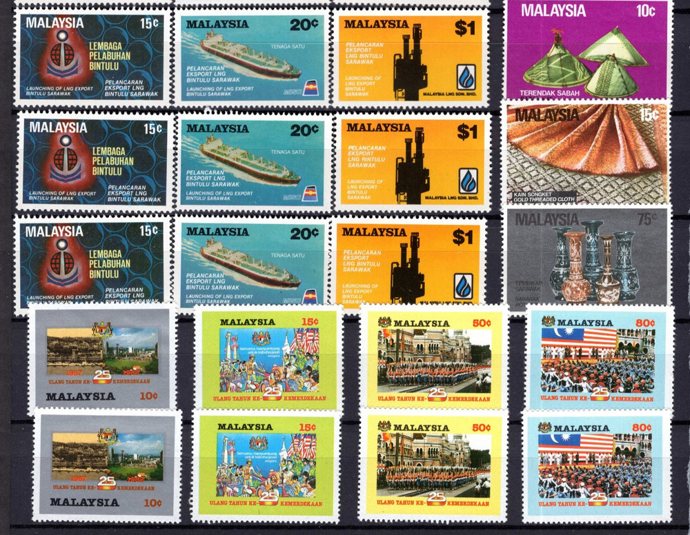 MALAYA / MALAYSIA Stamp  MNH Multiple Sets LOT H