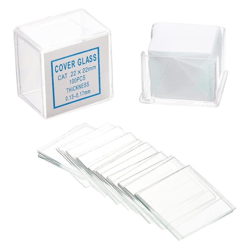 ZENFUN 300 Pcs Microscope Slides and Covers, Blank Glass Slides for Microscope S