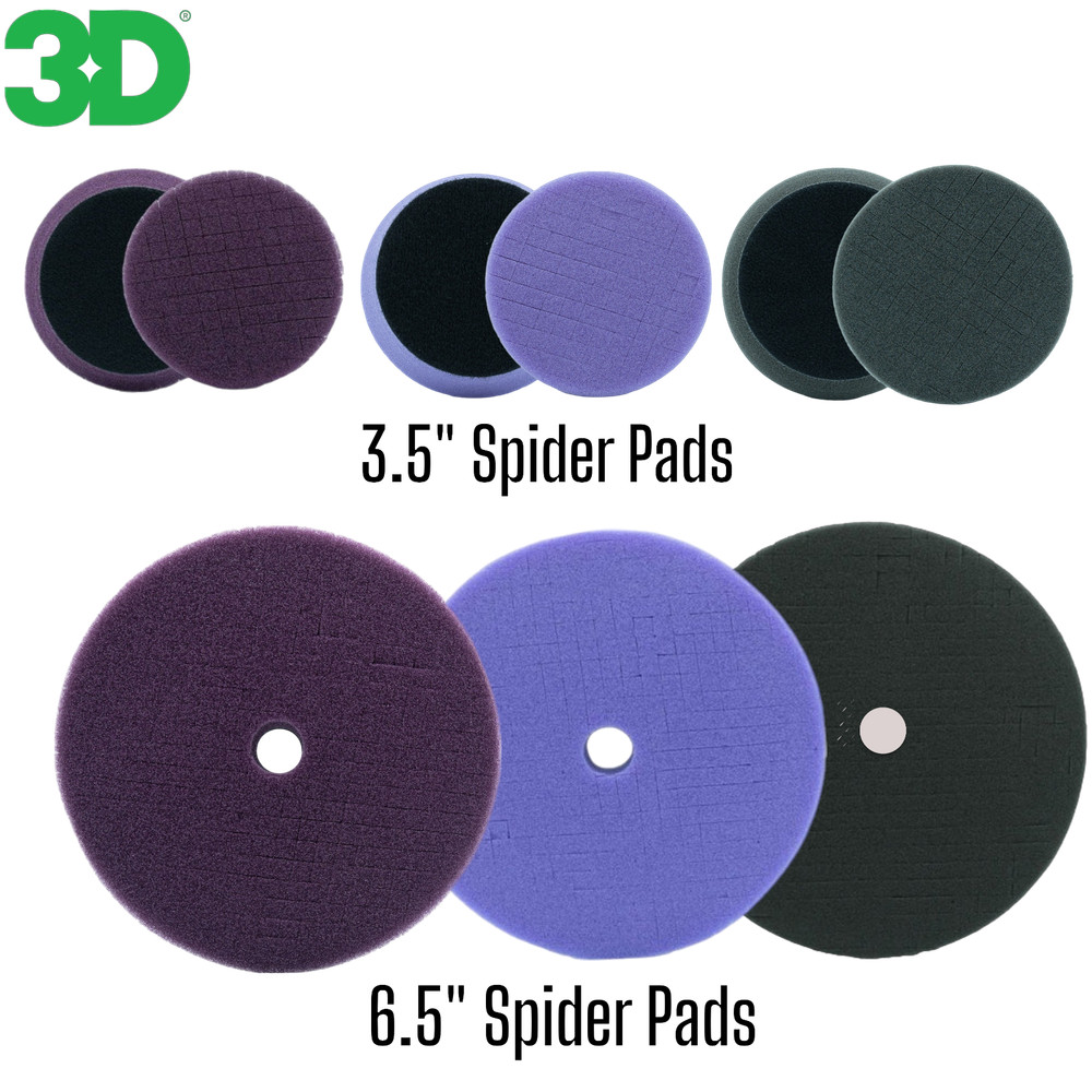 3D High Definition Foam Spider Pads  Complete Sets