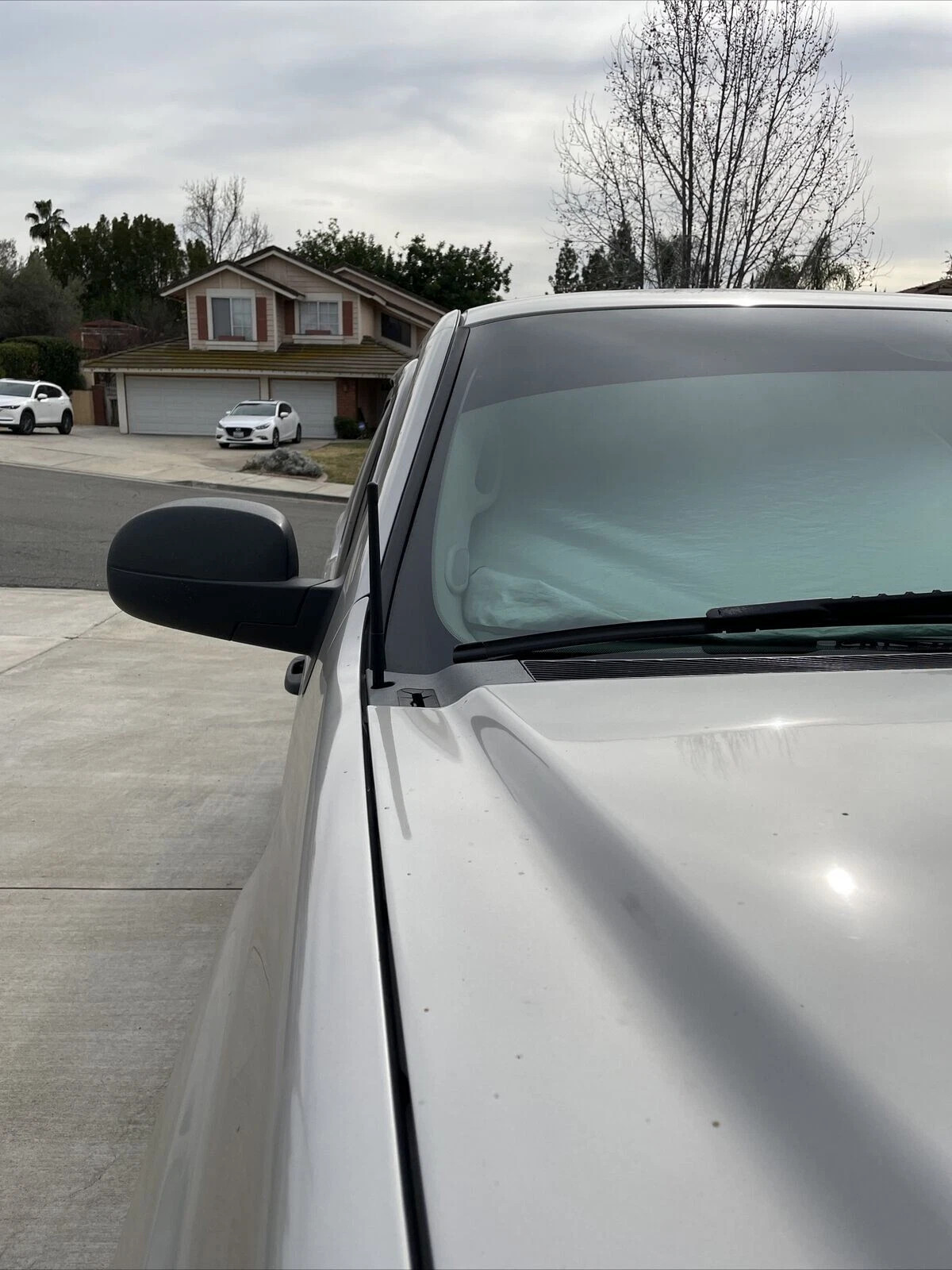 7" Short Black Rubber Antenna Mast Radio AM/FM for Chevrolet Silverado 2006-2025