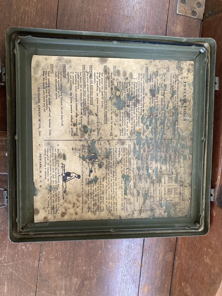 US Army First aid kit box | No. 9-221-240 Box Only