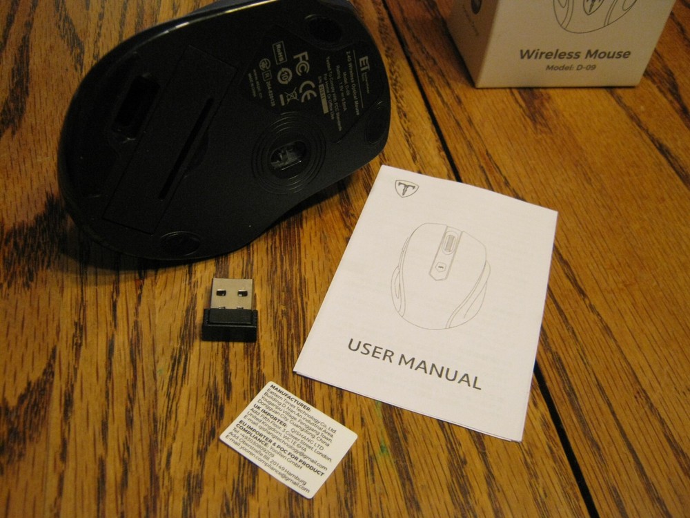 Poleyn 2.4G Wireless Optical Mouse Computer Mouse for Windows Mac PC Notebook