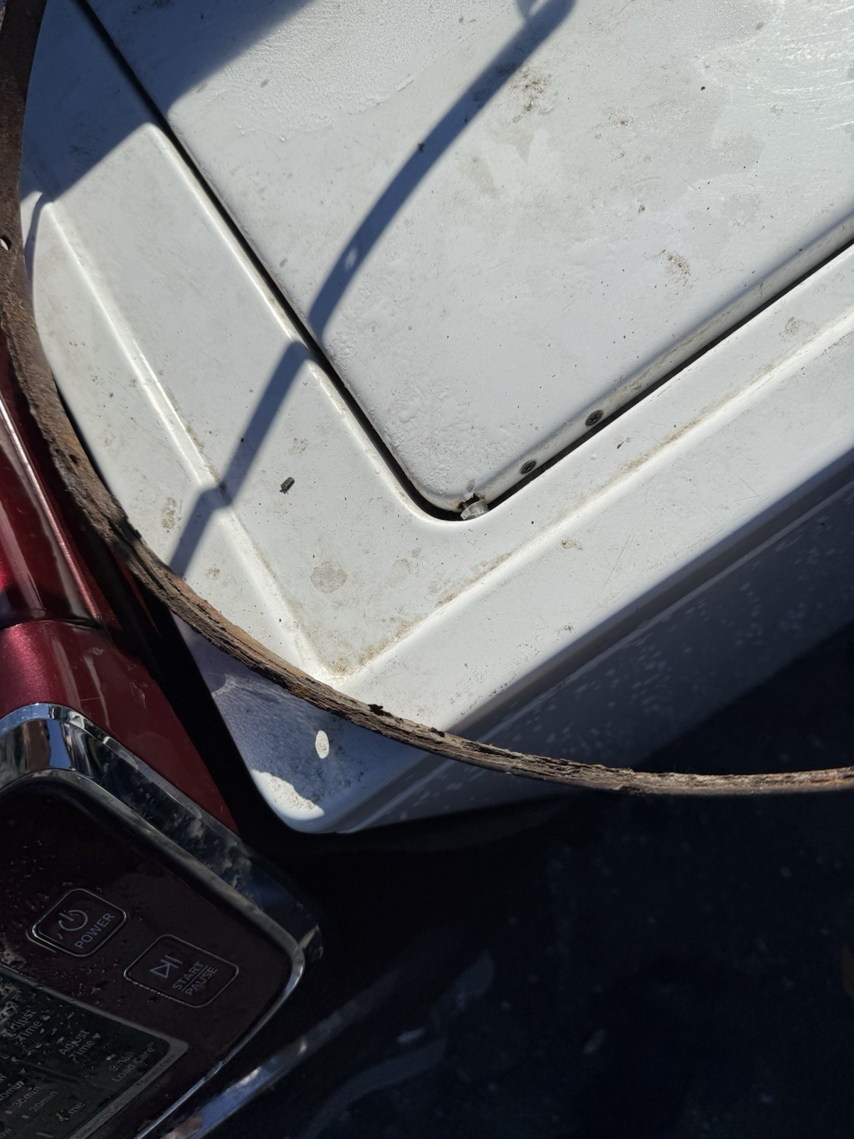 Big Large Green Egg Hinge Band Replacement Part for Grill, Used