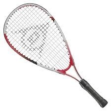 Fun Mini Junior Squash Racquet (5-7 Years), Red/White