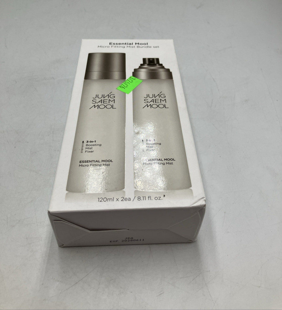 JUNGSAEMMOOL Essential Mool Micro Fitting Mist, 4.05 fl oz, 2-pack, Exp 06/2028