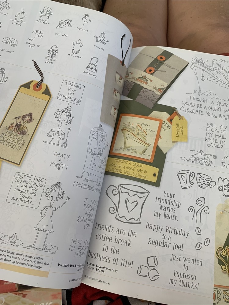 stampin up idea book catalog