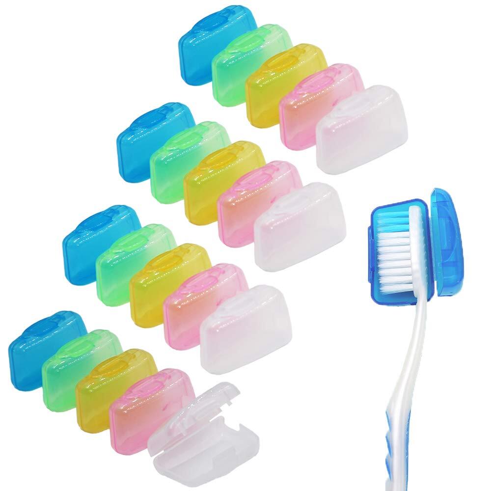20 Pack Travel Toothbrush Head Covers Portable Toothbrush Caps Case Protector
