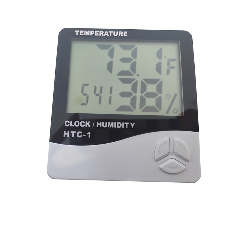 Indoor Digital LCD Temperature Humidity Meter Celsius Fahrenheit Switchable