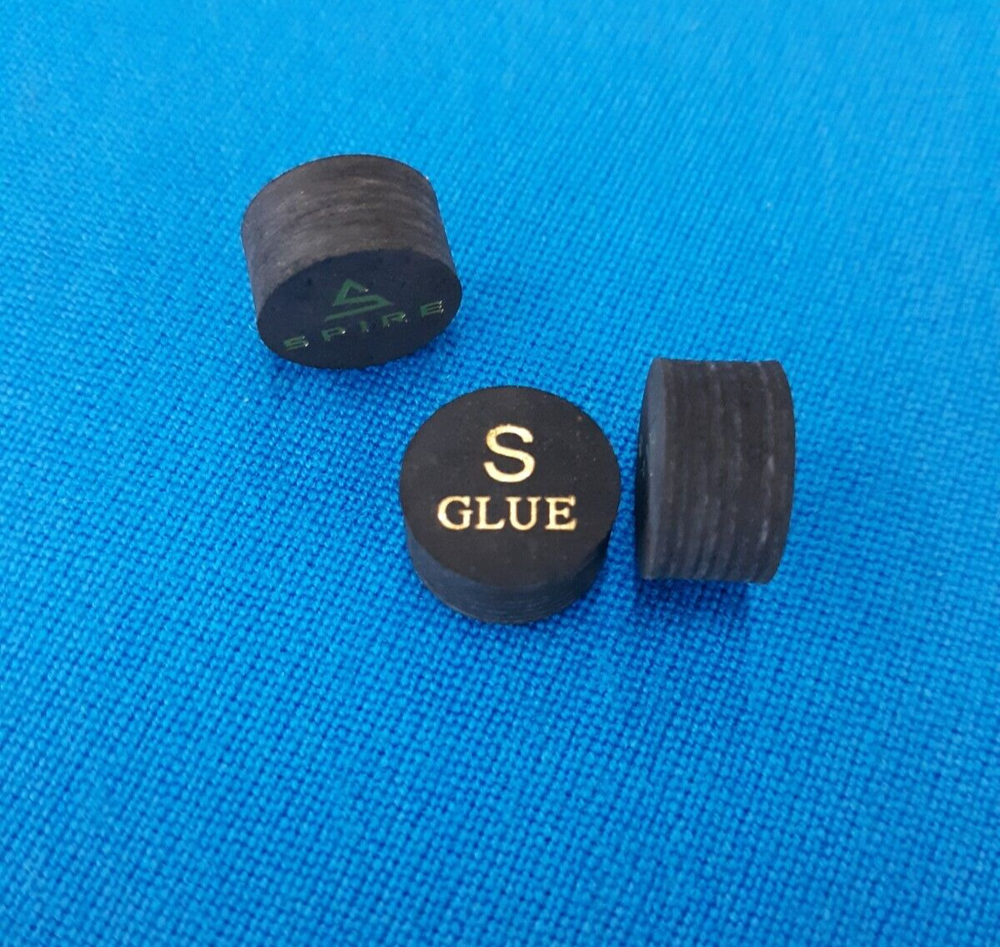 Spire Black Multi-Layered Leather Tip - Soft, Medium, or Hard