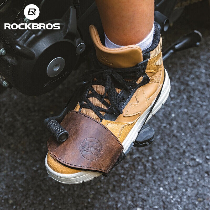 ROCKBROS Motorcycle Shift Pad,Shoe Boot Protect Cover,Rubber Gear Shifter Guards