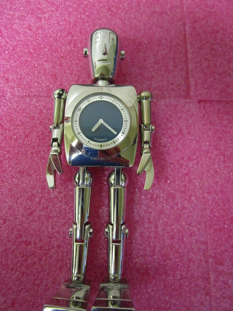 Fossil Stan BIG TIC Robot Man Clock