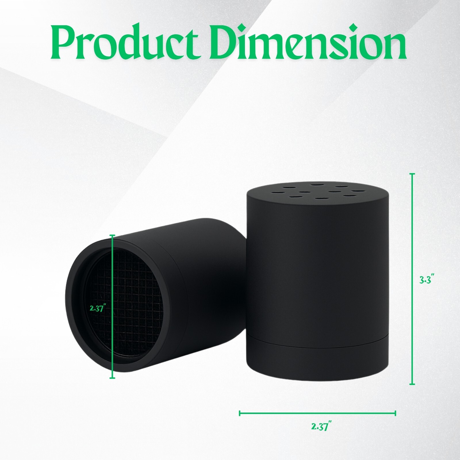 Nispira Personal Air Filter Cartridge Replacement for Sploofy Smoke Filter, 3Pks