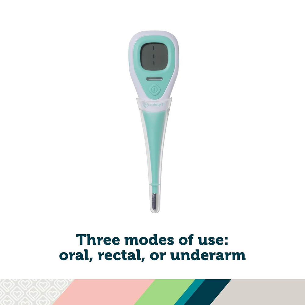 Rapid Read 3-In-1 Thermometer, Aqua, One Size