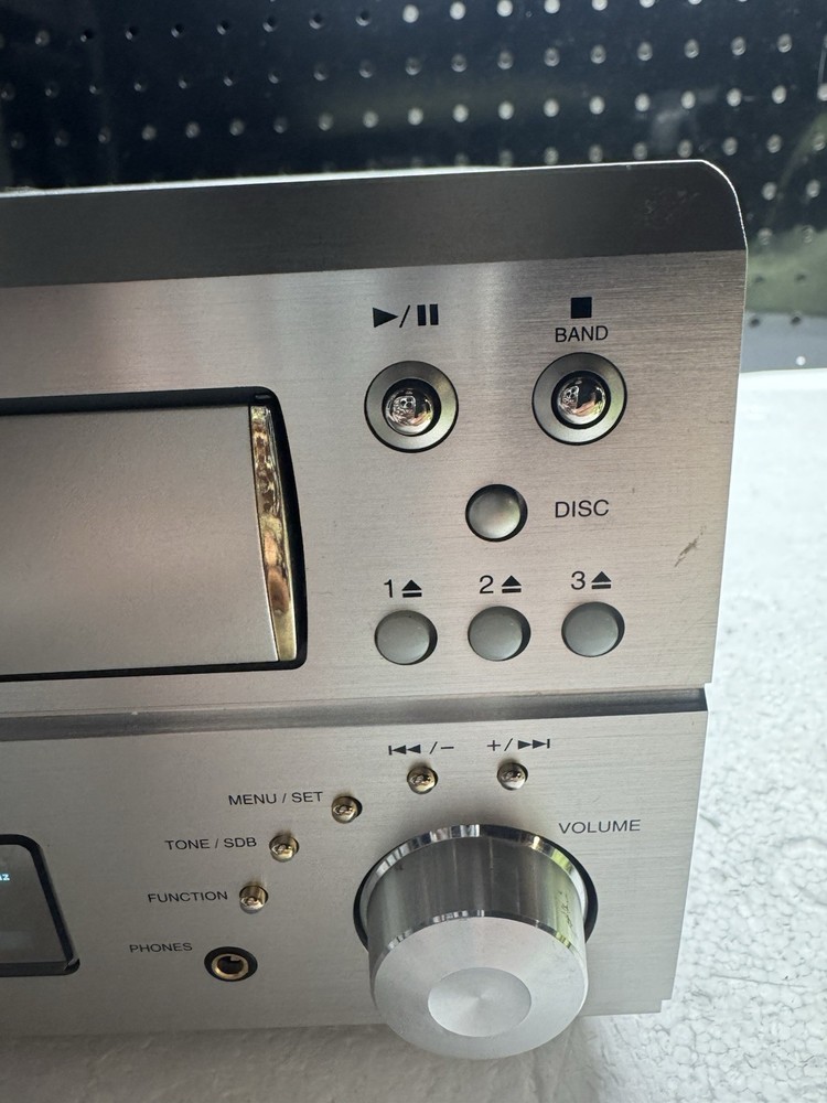 Denon UD-M50 CD Receiver 3 Disc Changer Stereo System Tested Working