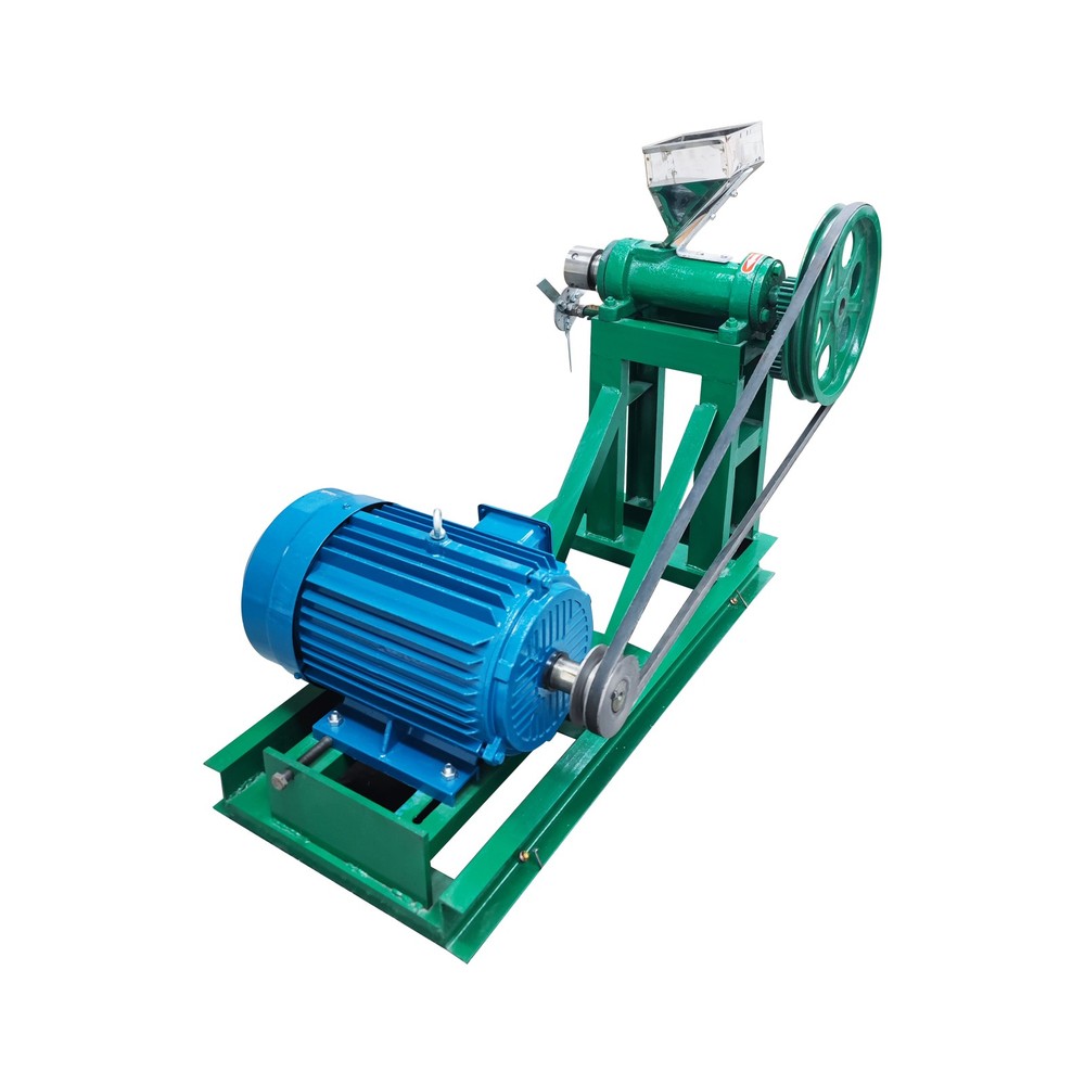 Corn Puffed Food Extruder w/Support Frame 220V Corn Feed Extrusion with 4 Molds