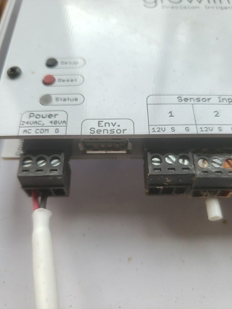 Growlink 24VAC Precision Bluetooth Irrigation Controller - Lot 4, Power Cord