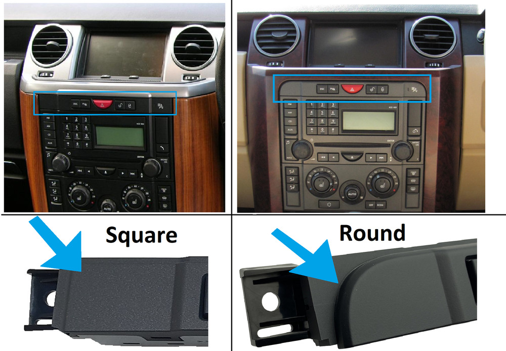Hazard Warning Switch Panel with TPMS for Land Rover Discovery 3 Interior Dash