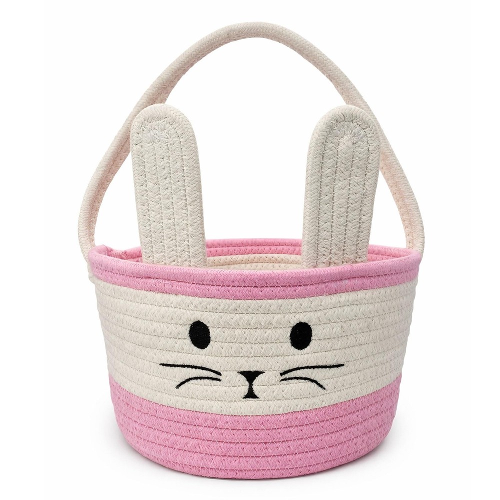 Easter Baskets for Kids, Easter Basket, Easter Bunny Baskets with Handle for ...