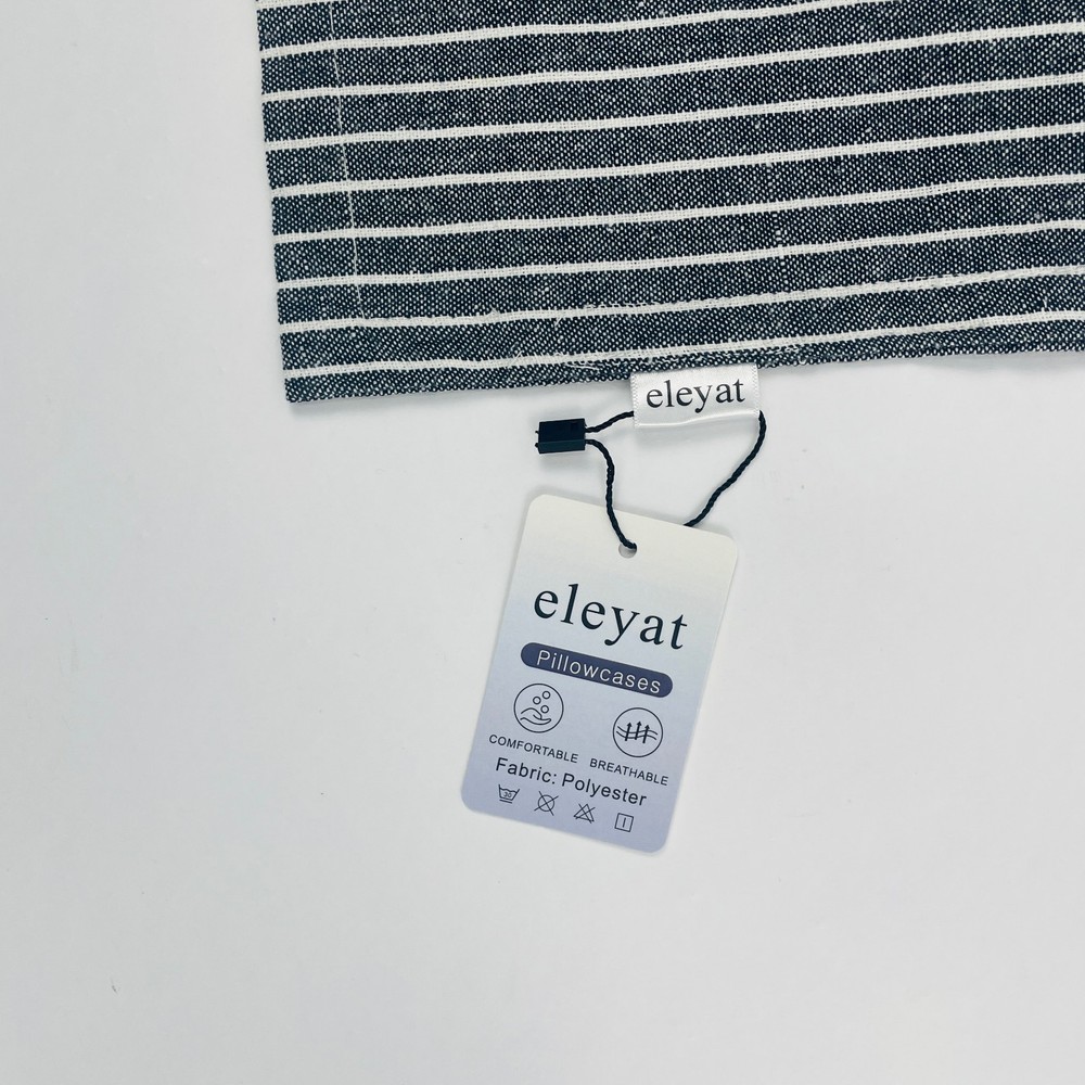 eleyat Polyester Fiber Pillow Case 1 Pack Striped Pillowcase