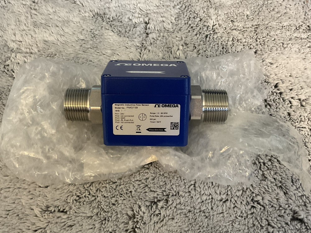 Omega FMG73B Low Flow Electromagnetic Flow Meter NOB