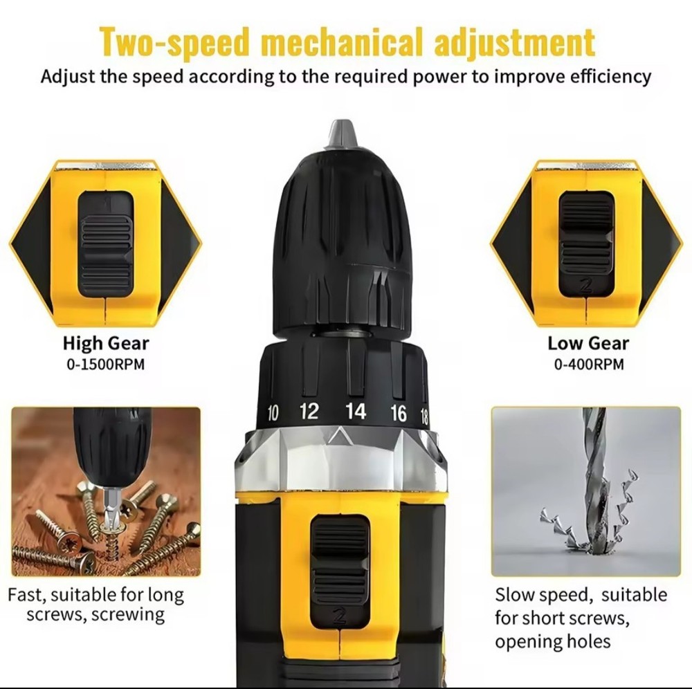 Lithium Battery-powered Screwdriver, Electric Screwdriver Hand Drill
