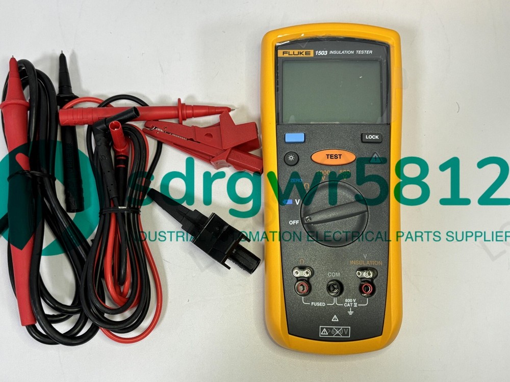 Fluke 1503 Digital Insulation Resistance Meter 2000 MΩ Backlight CAT IV